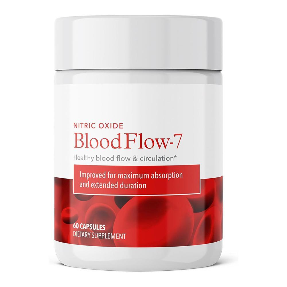 3PACK Bloodflow-7 Blood Circulation Supplement Nitric Oxide 60 capsules