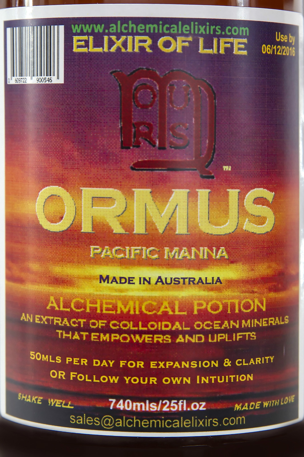 Ormus,FRESH Australian Ormus,Made Every Full Moon,Freshest Ormus On The Planet.