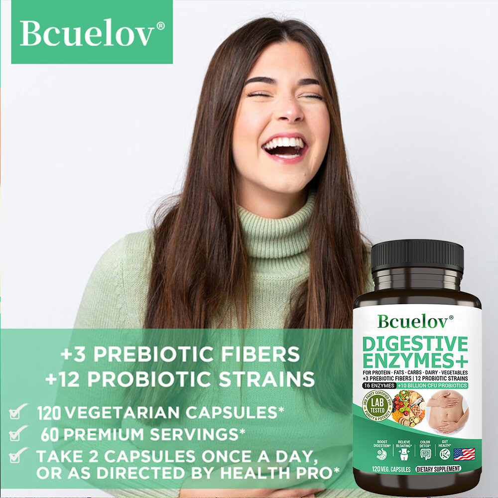 Digestive Enzymes Improve Digestion Improve Overall Well Being 120 Capsule
