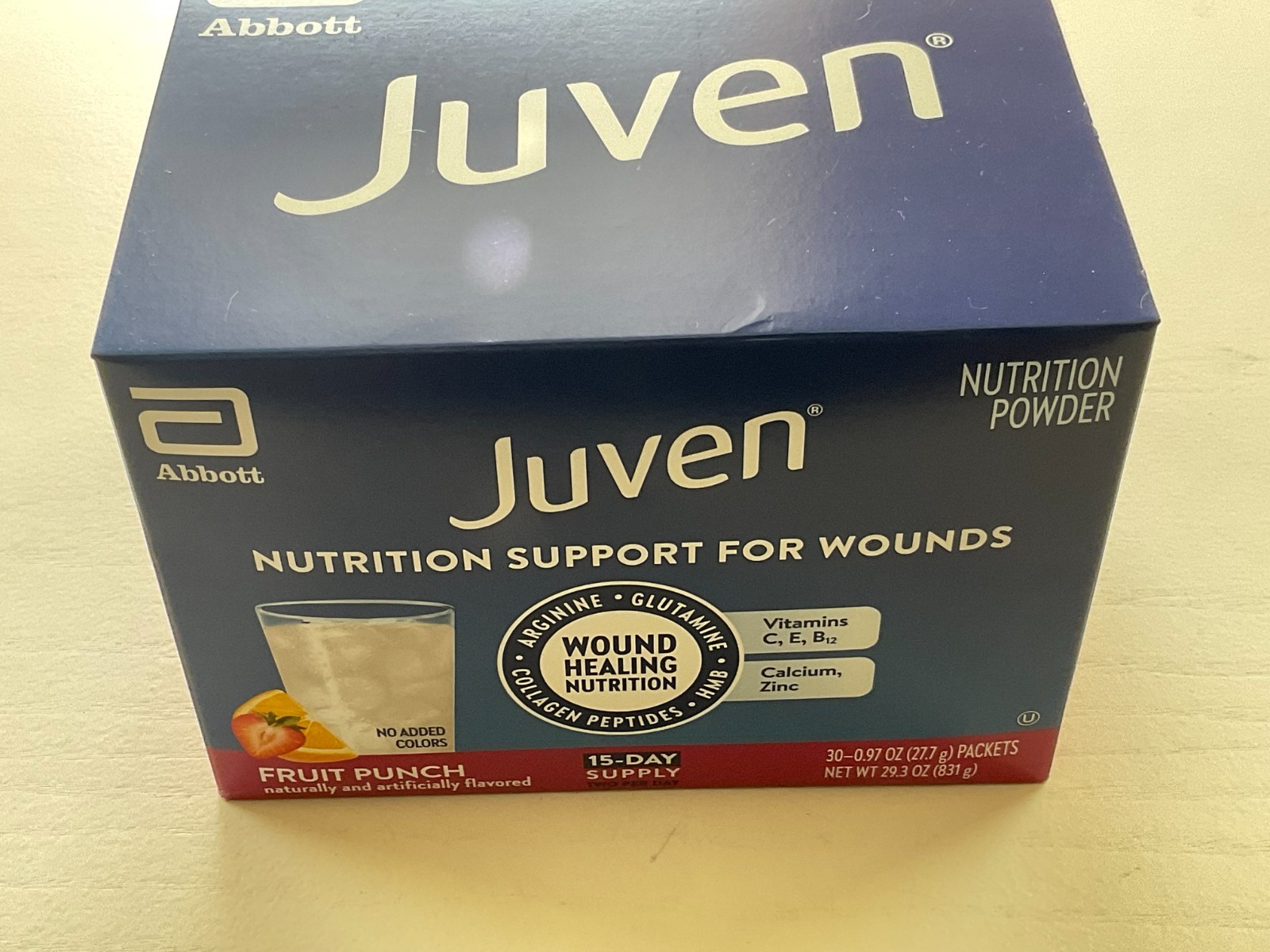 Juven Therapeutic Nutrition Powder, Fruit Punch 30-Pack