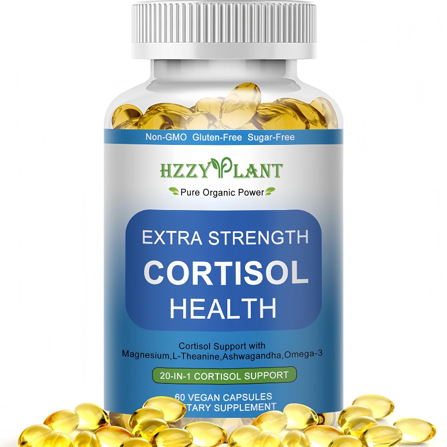Cortisol Supplements for Women and Men Softgels with Phosphatidylserine Magnesiu