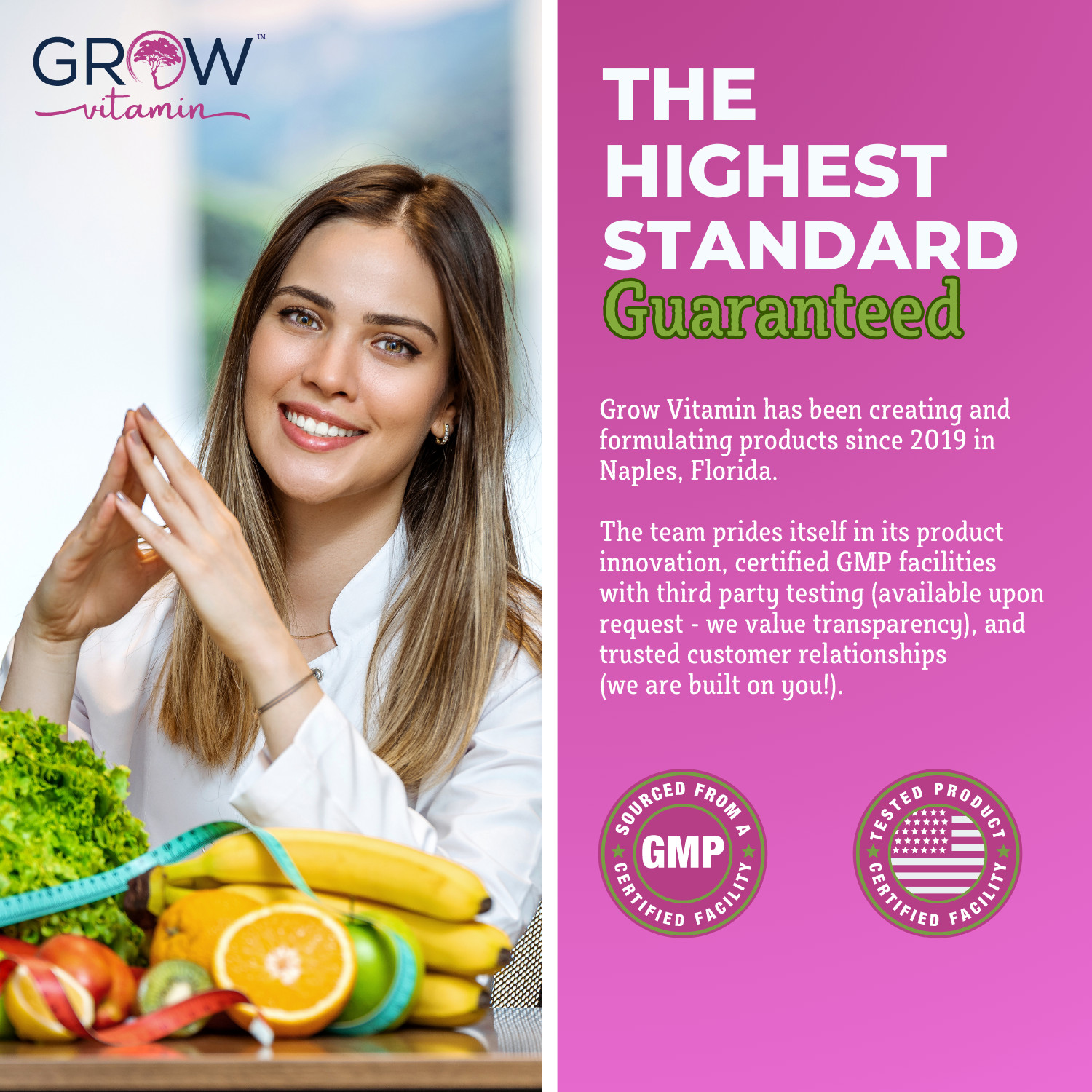 Grow Vitamin One Daily Multivitamin for Women