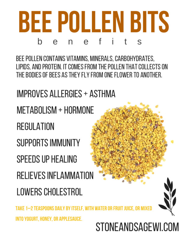 Raw Wild Harvested Bee Pollen Bits All Natural granules