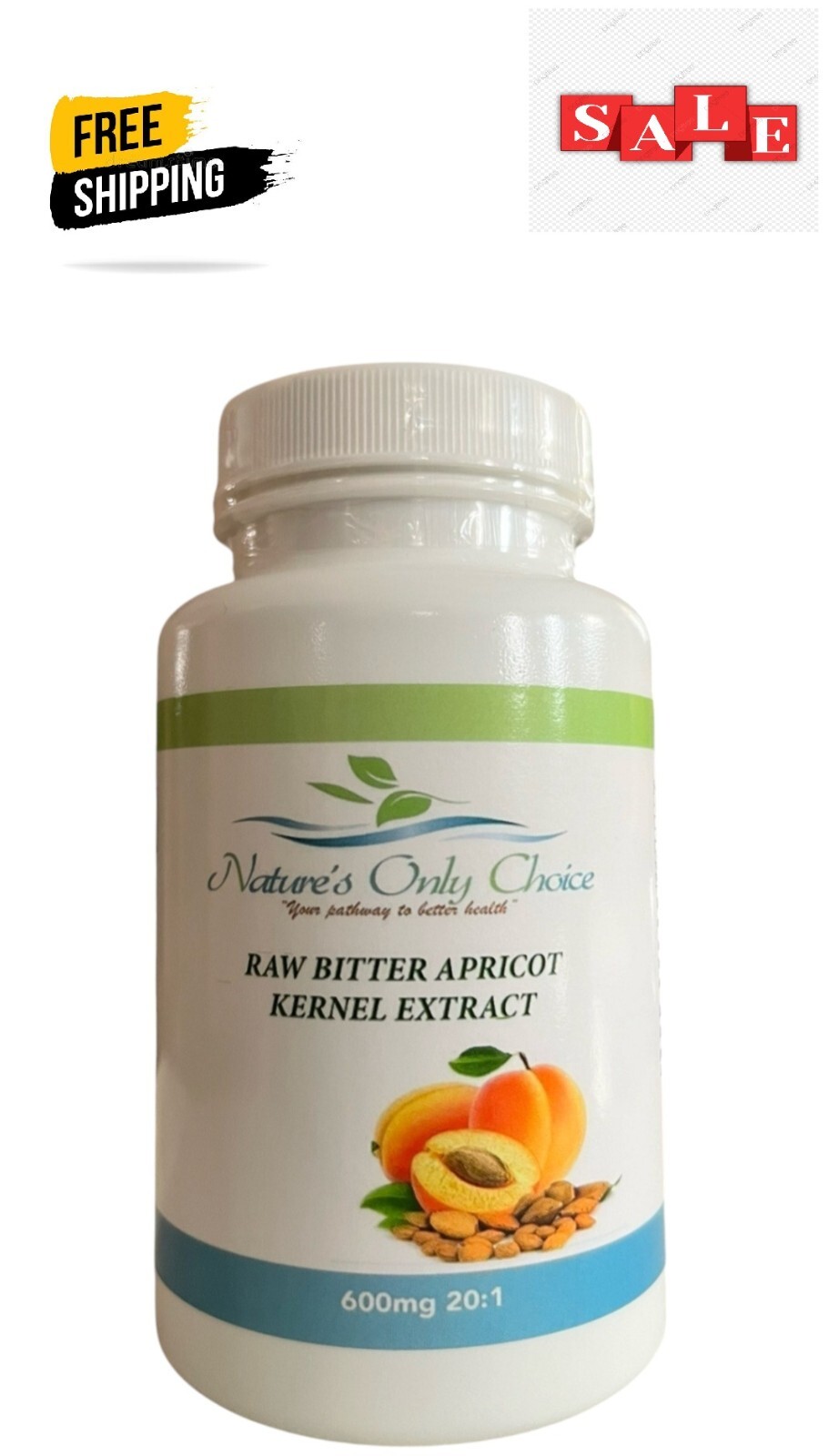 Apricot Capsule 20:1 600 Mg (100 Capsules) USA
