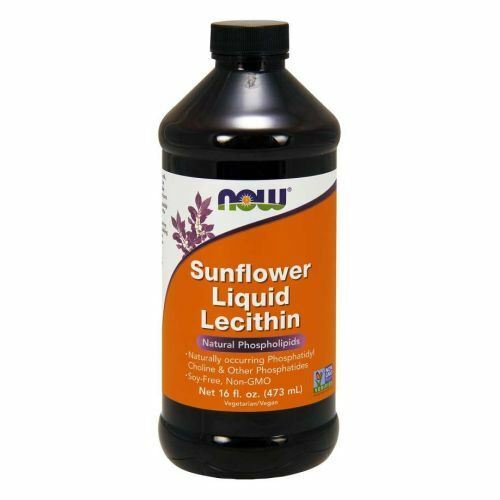Sunflower Liquid Lecithin 16 Fl Oz By Now Foods