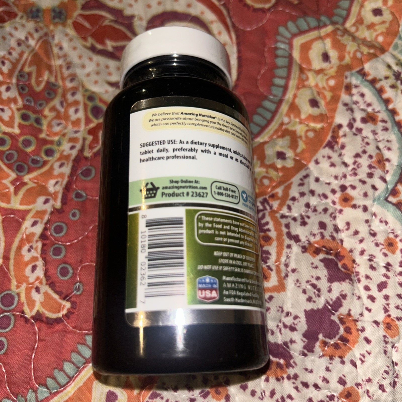 Amazing Formulas Chromium Picolinate 1000mcg Supplement 120 Tablets 8/2027