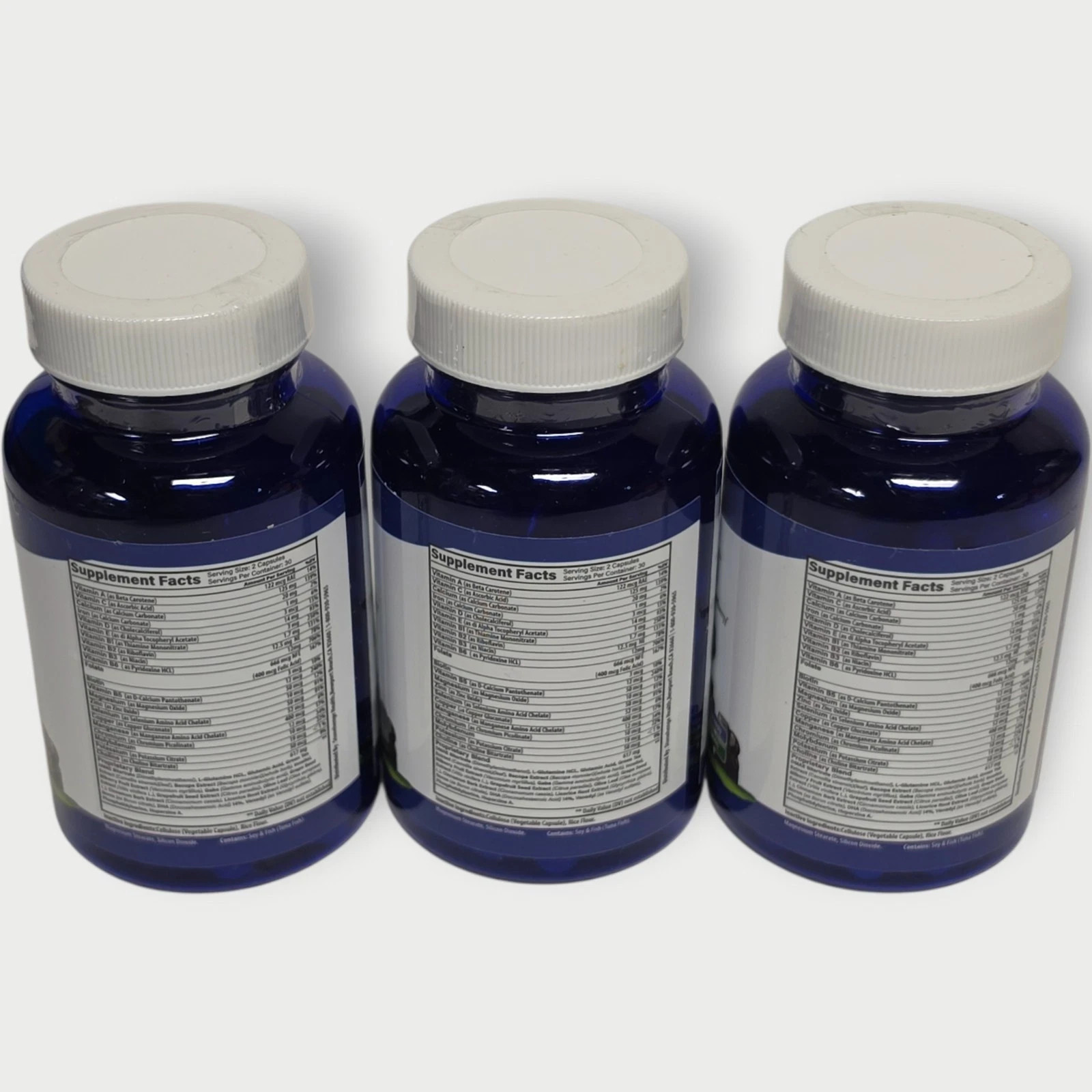 Dynamic Brain Supplement 60 Capsules–Memory Focus Clarity-Pack of 5