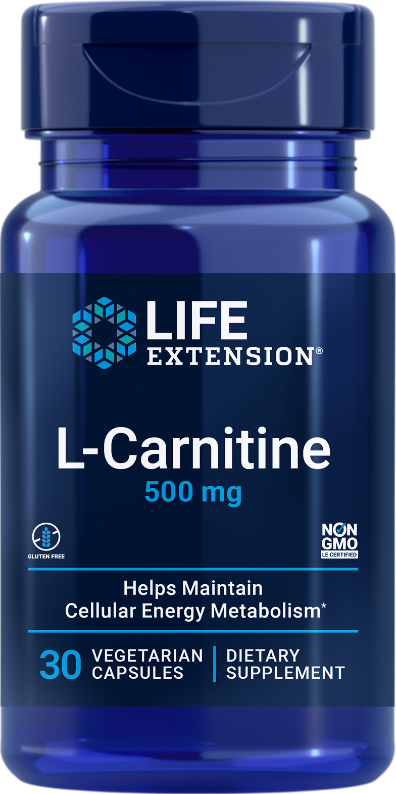 Life Extension L-Carnitine 500mg 30 VegCap