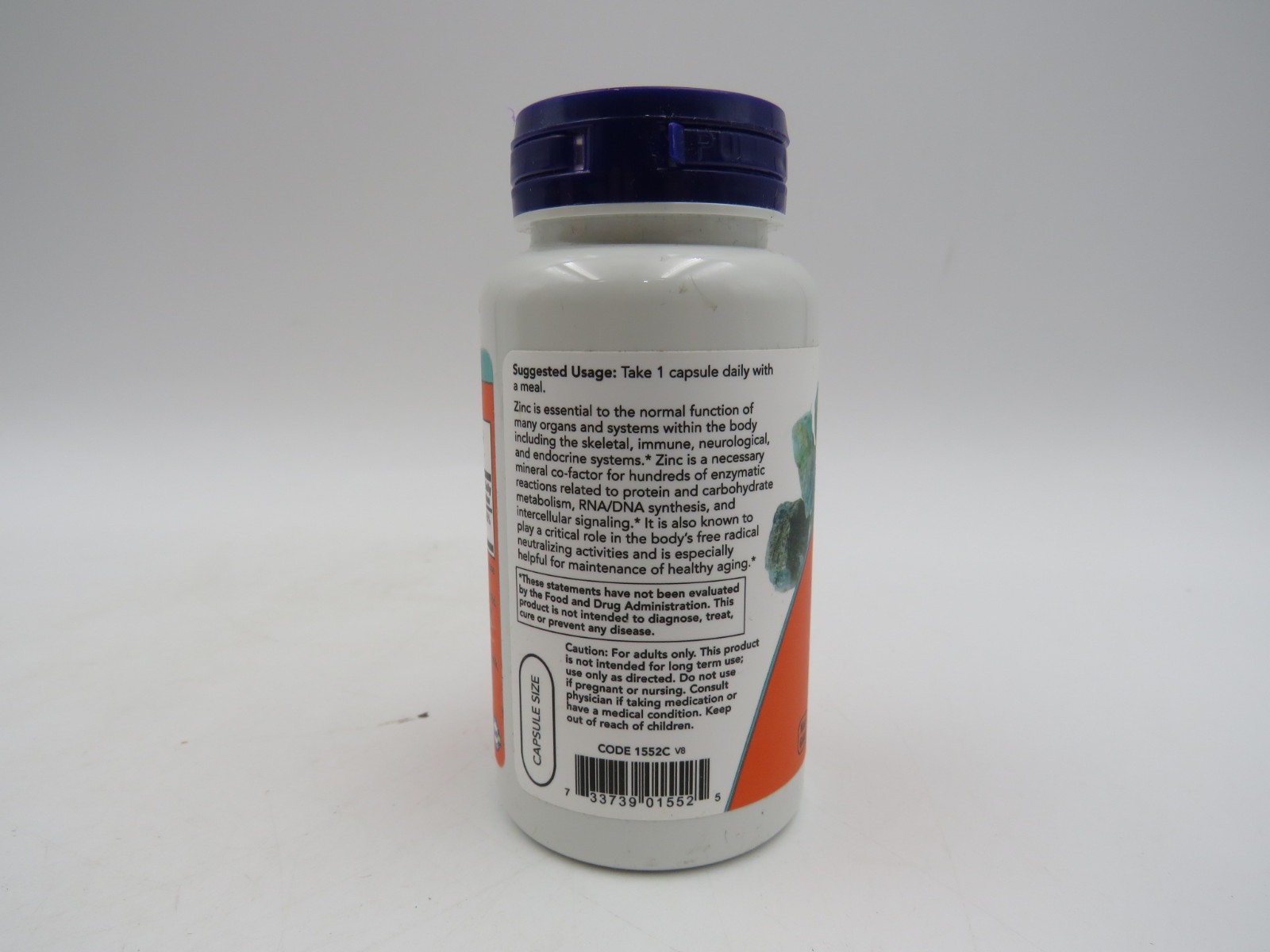 Now Foods Zinc Picolinate 50 mg 120 Veg Capsules EXP 03/31
