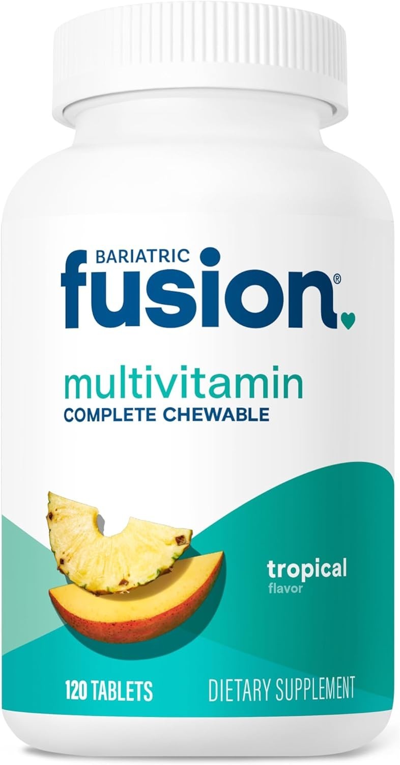 Bariatric Fusion Multivitamin Chewable Tropical 120ct Gluten Dairy Nut Free