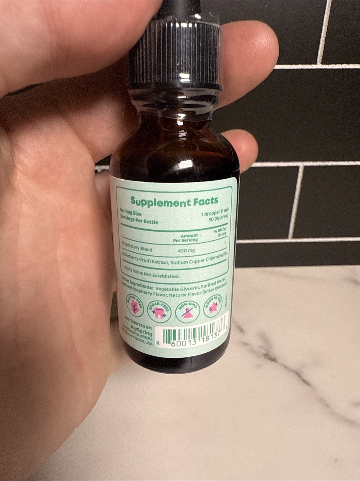 Joyspring Chlori Drops 30 Servings Chlorophyll For Kids Daily Freshness Support
