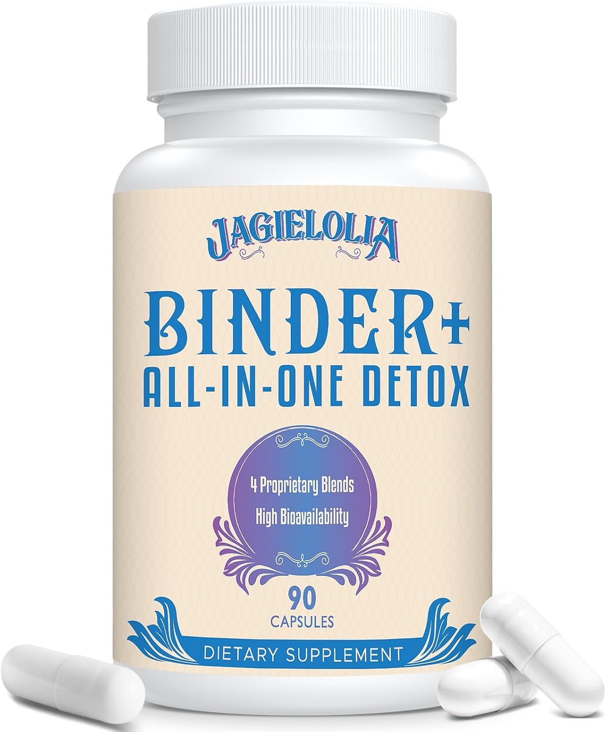 All-In-One Detox Binder Supplement 1500 MG – High Bioavailability, Liver Gut …