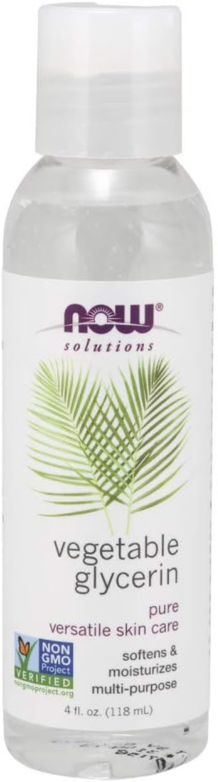 Now Solutions Vegetable Glycerin, 100% Pure, Skin Care, Softening & Moisturizing