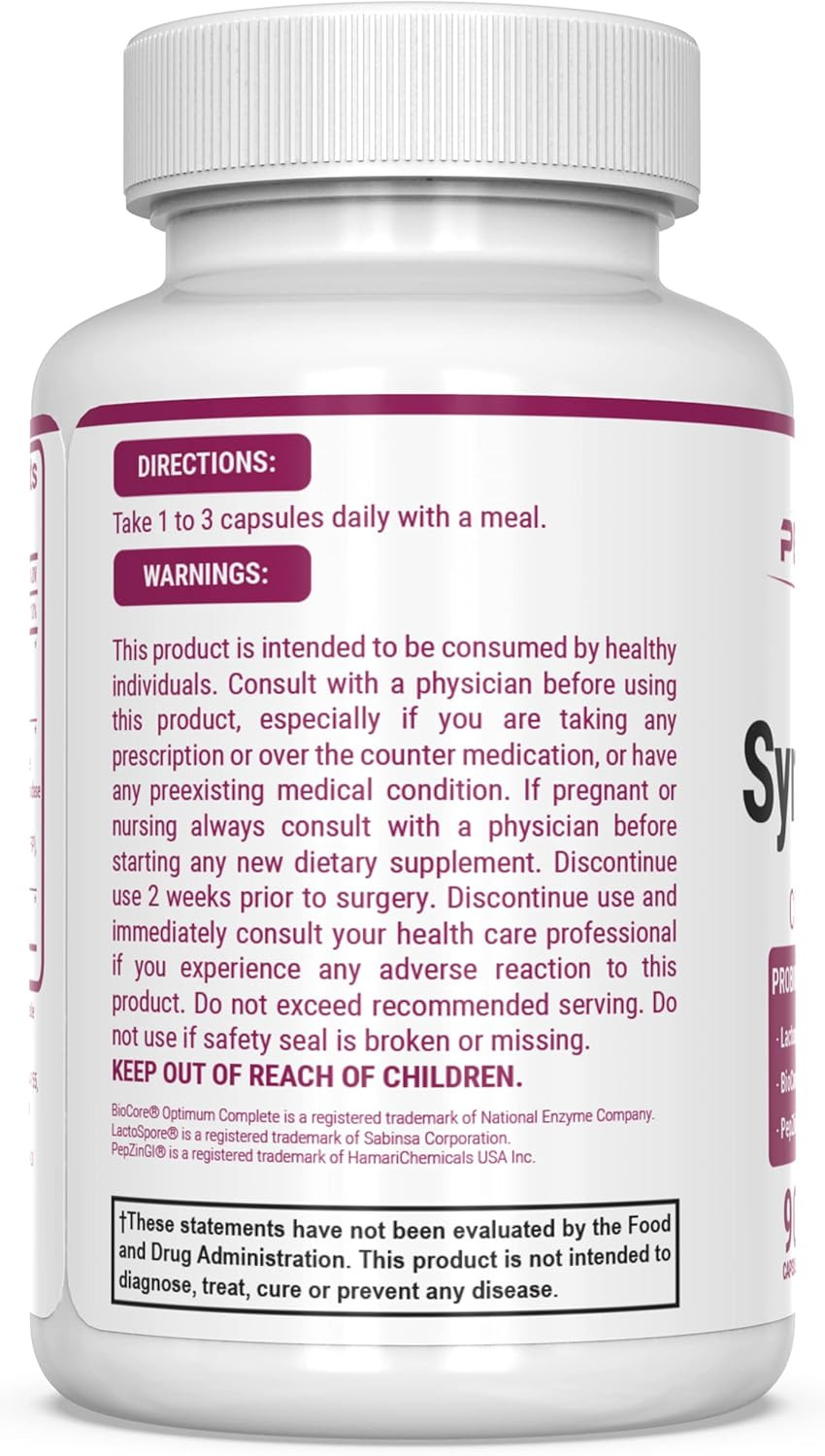 Symbiont GI, Zinc Carnosine & Shelf Stable Probiotic, Digestive Enzyme Supple…