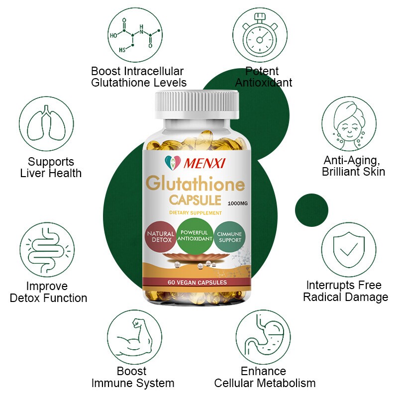 120/240/480 Glutathione Capsules 1000mg-Antioxidant Anti-Aging Dark Spot Remover