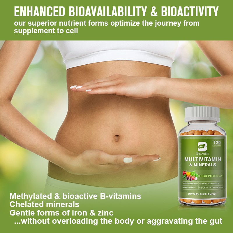 240 Capsules Multivitamin Complex,Provides 21 Essential Vitamins And Minerals
