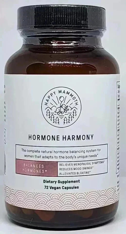 Pack of 2 – Happy Mammoth Hormone Harmony 72 Vegan Capsules