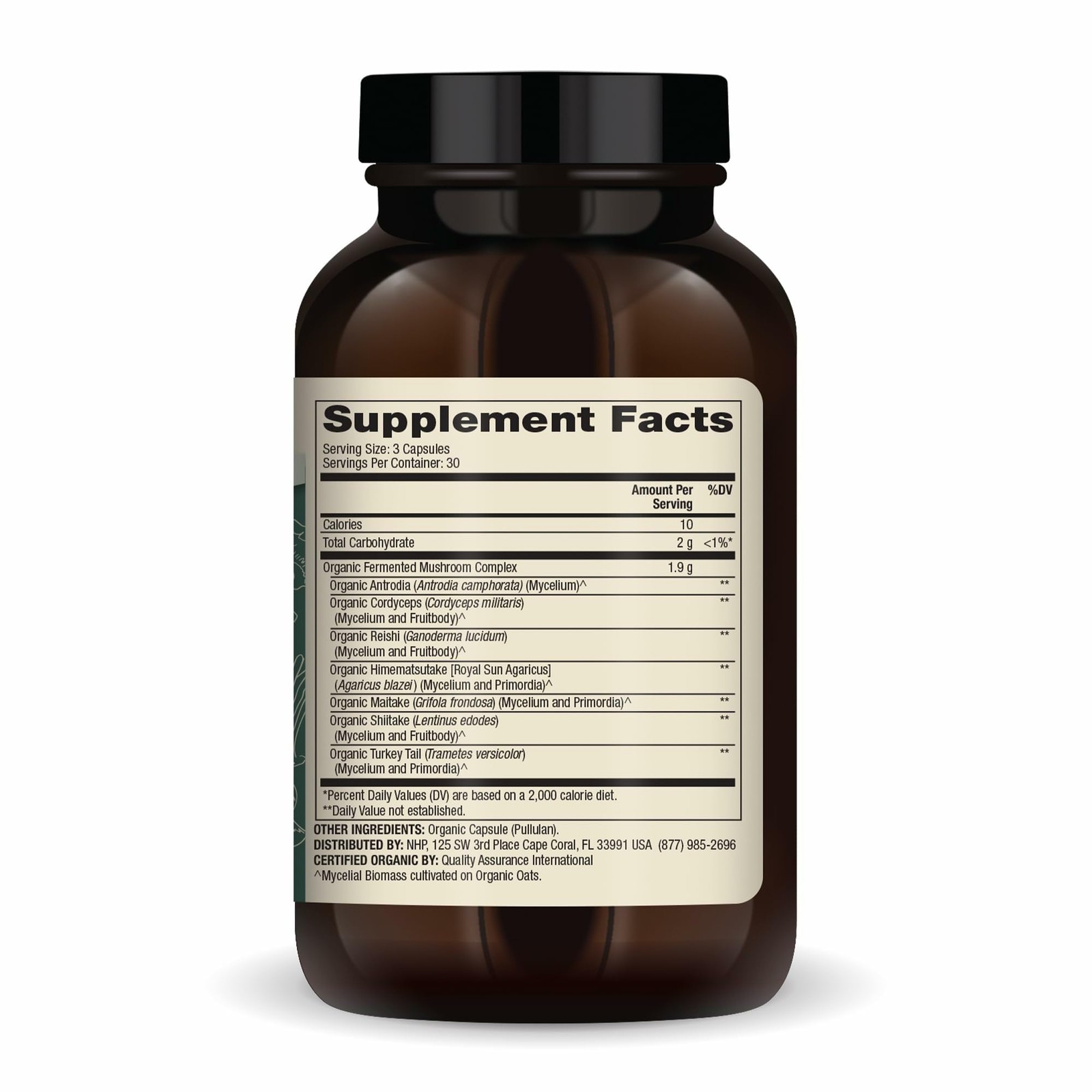 Dr. Mercola Organic Fermented Mushroom Complex – Supports Immune Cellular