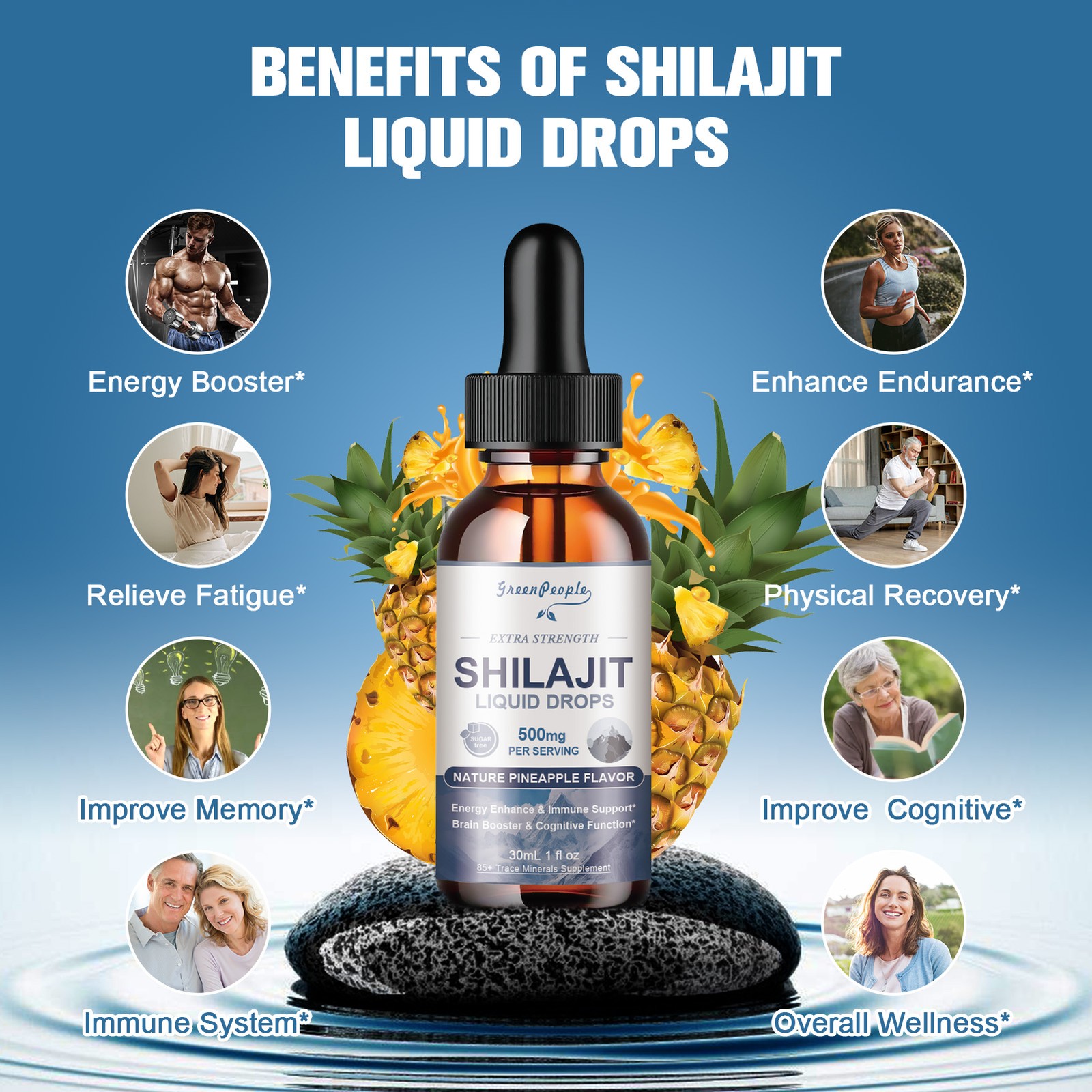 2x Shilajit Resin Extract Extremely Potent, Fulvic Acid, Engery Immune Boost
