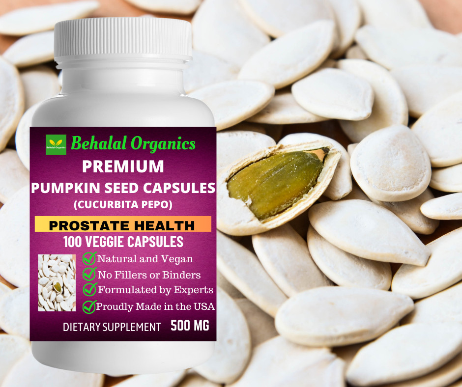 Pumpkin 500mg Vegan Capsules 100 Count