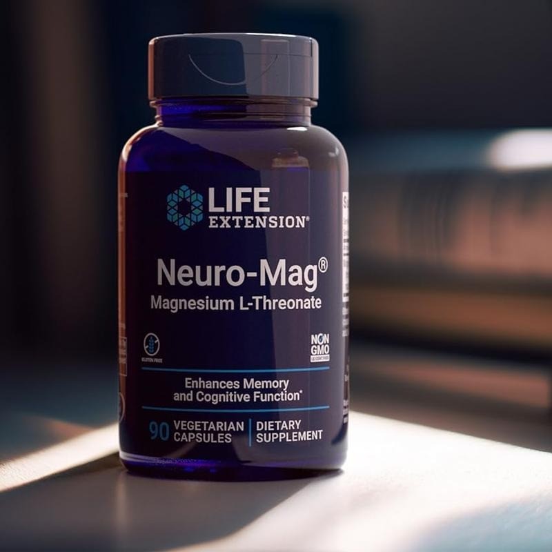 Life Éxtension Neuro-Mag®, Magnesium L-Threonate, 90 Vegetarian Capsules (48 mg