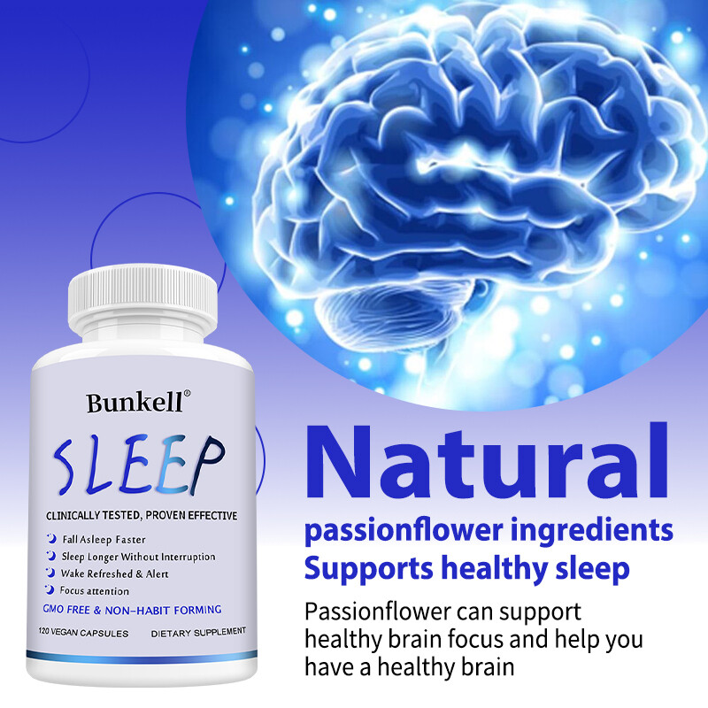 Gluten Free Natural Sleep Aid Non Habit Forming Supplement For Better Sleep