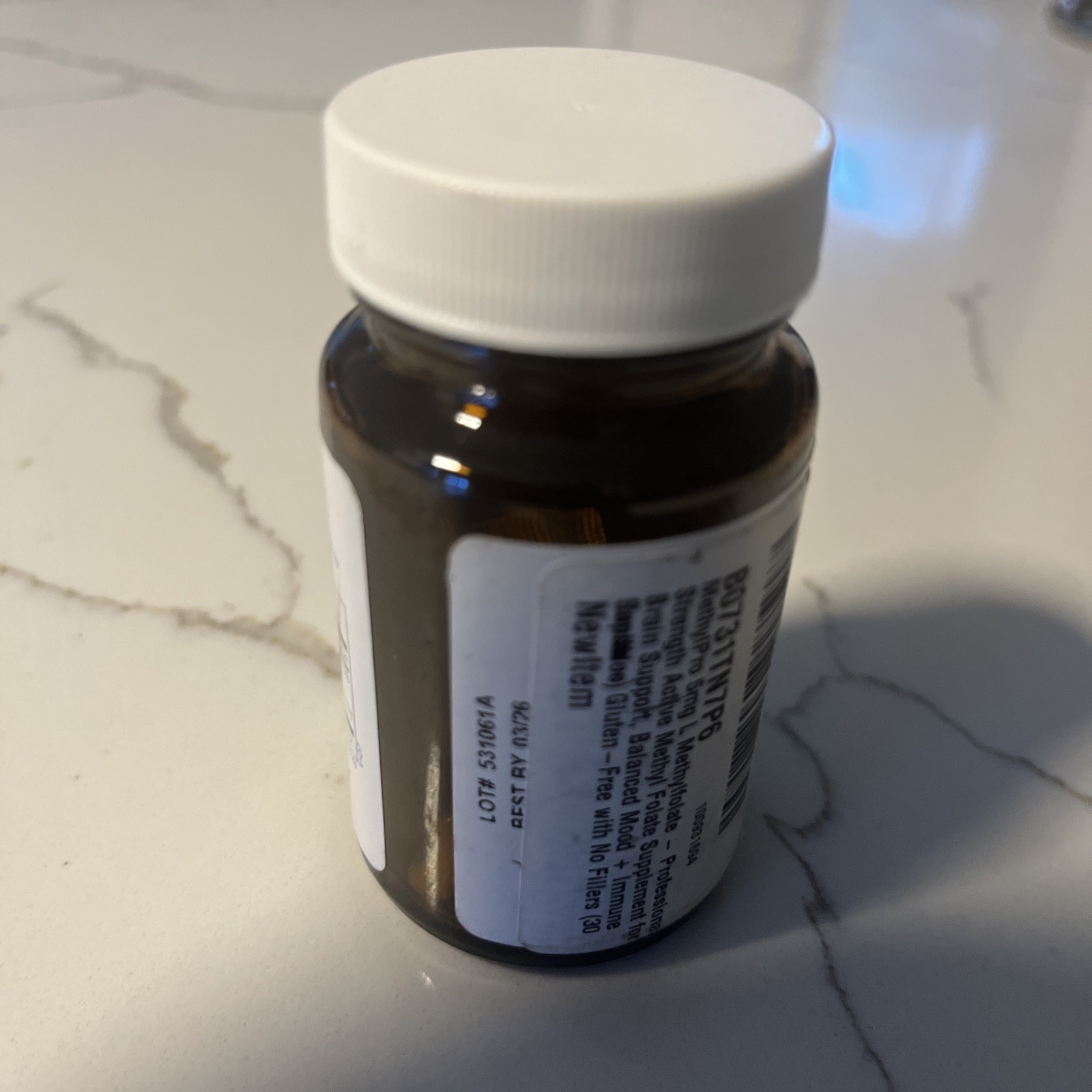 MethylPro B-Complex 5mg L-Methylfolate 30 Capsules Professional Strength 03/2026
