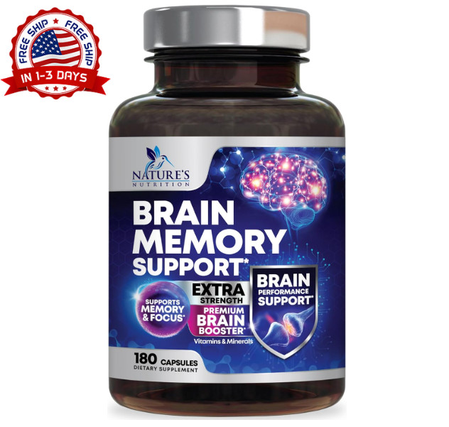 Brain Memory Supplement Focus Cognitive Support Mental Clarity Nootropic Formula
