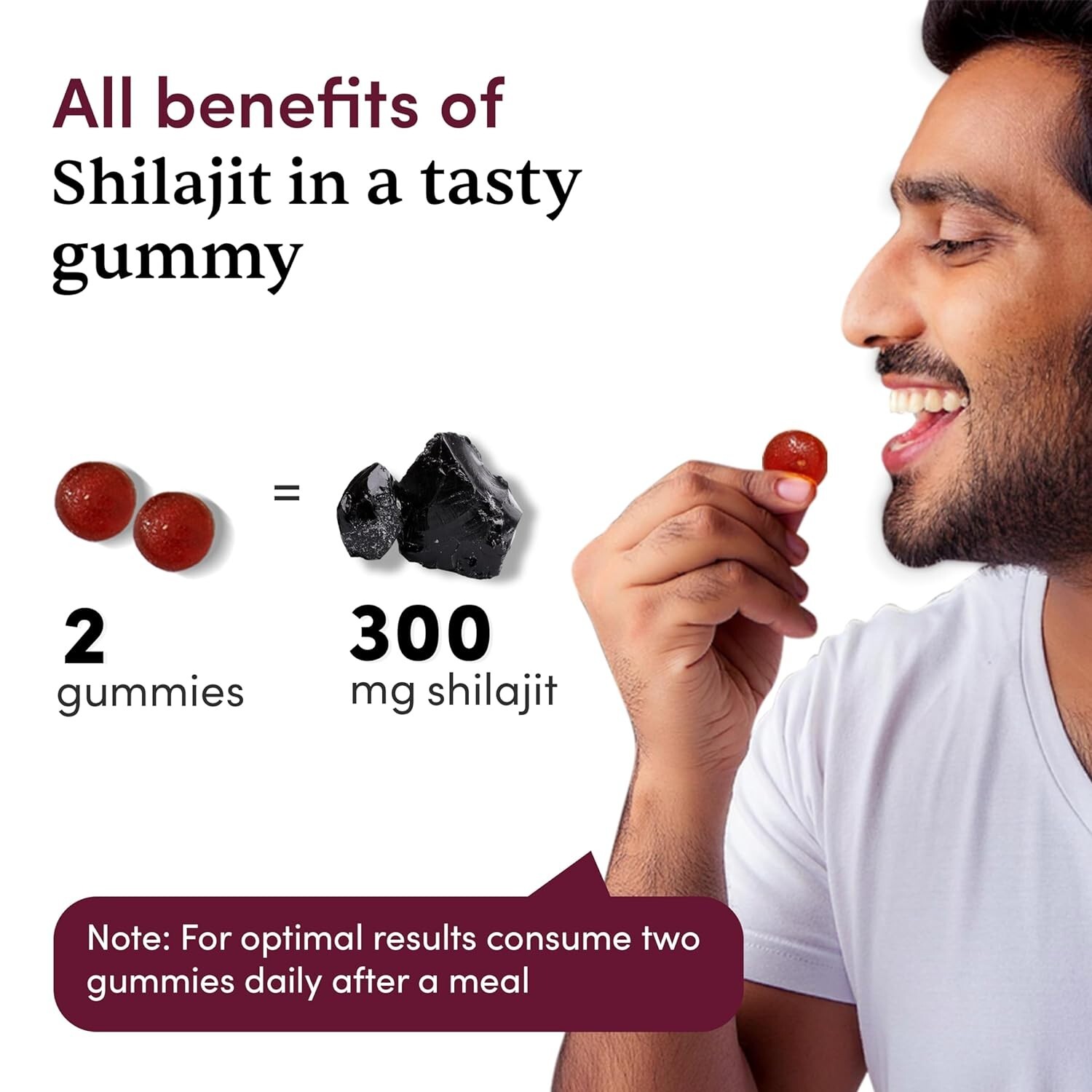 Man Matters Pure Himalayan Shilajit Gummies