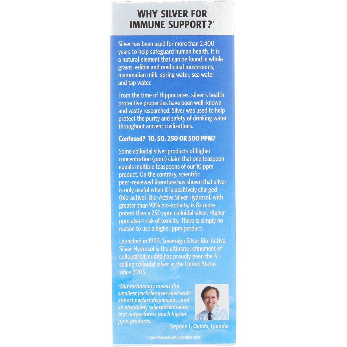Sovereign Silver Bio-Active Hydrosol Dropper Top 4 Fl Oz Fl. Supplement 3 Pack