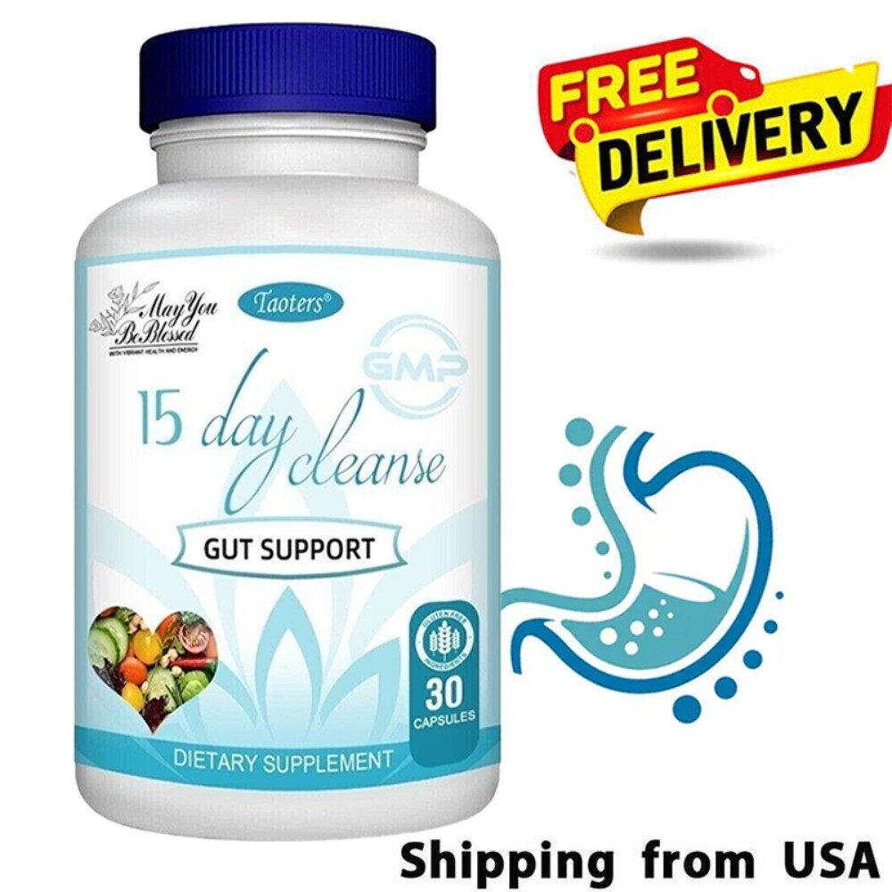 Bowel & Colon Support 15 Day Cleanse Colon Cleanse Capsules NEW