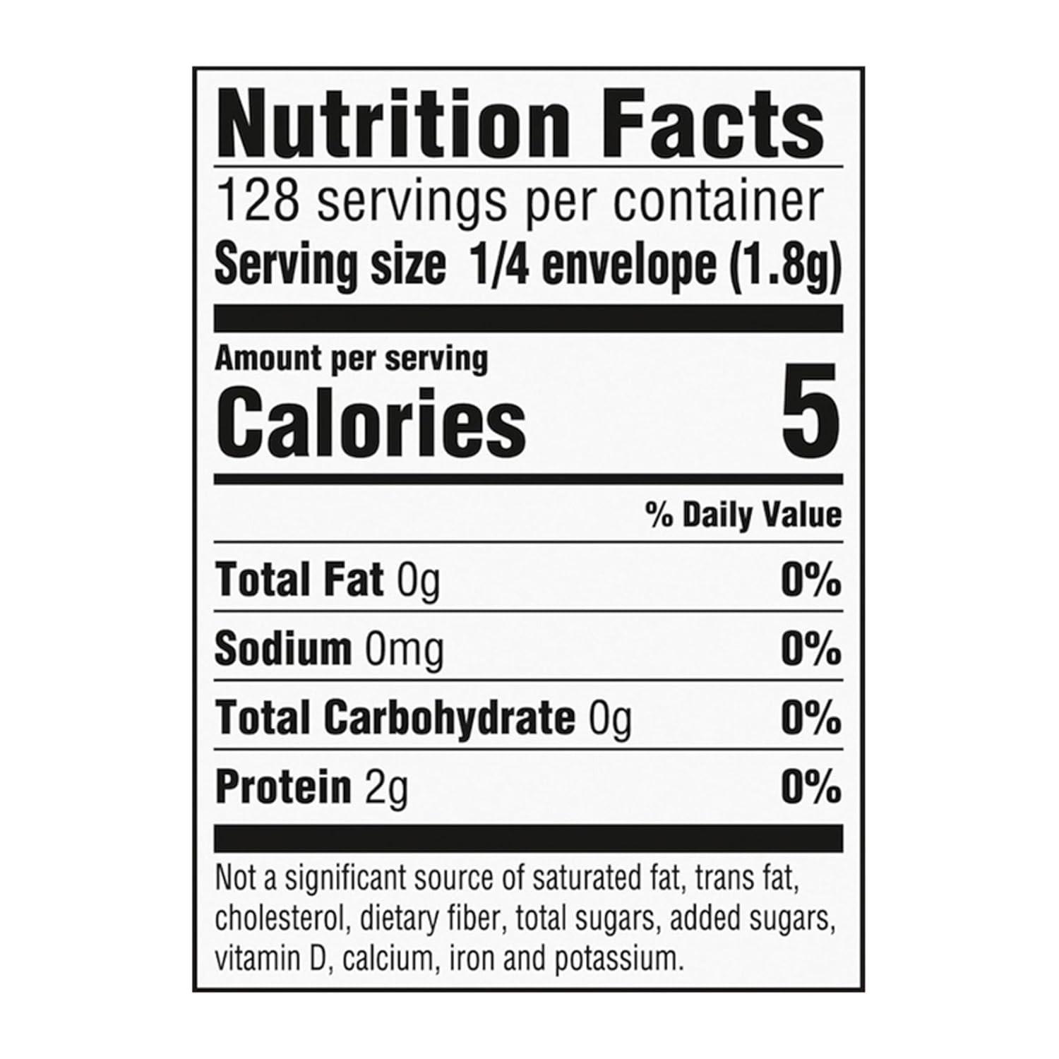 Unflavored Gelatin 32 Count Sealed Packets for All Ages Delicious Desserts