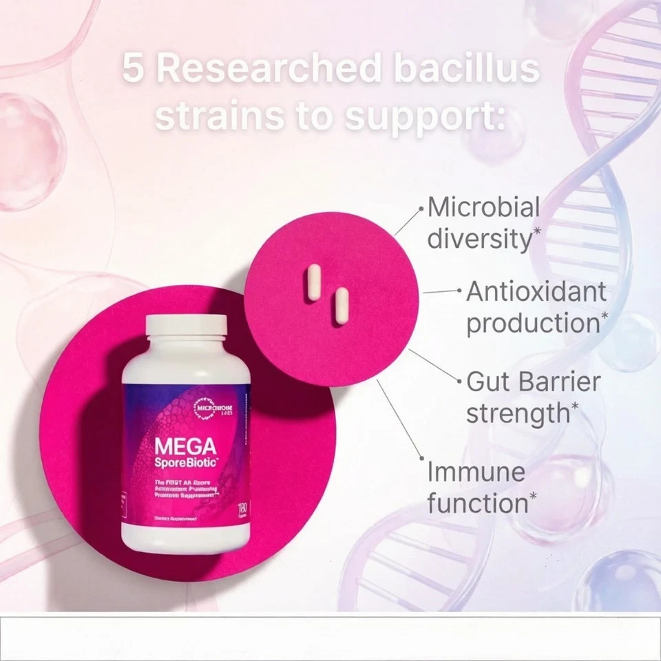 1-Pack Mega SporeBiotic Probiotic High Potency for Microbiome Health brand new