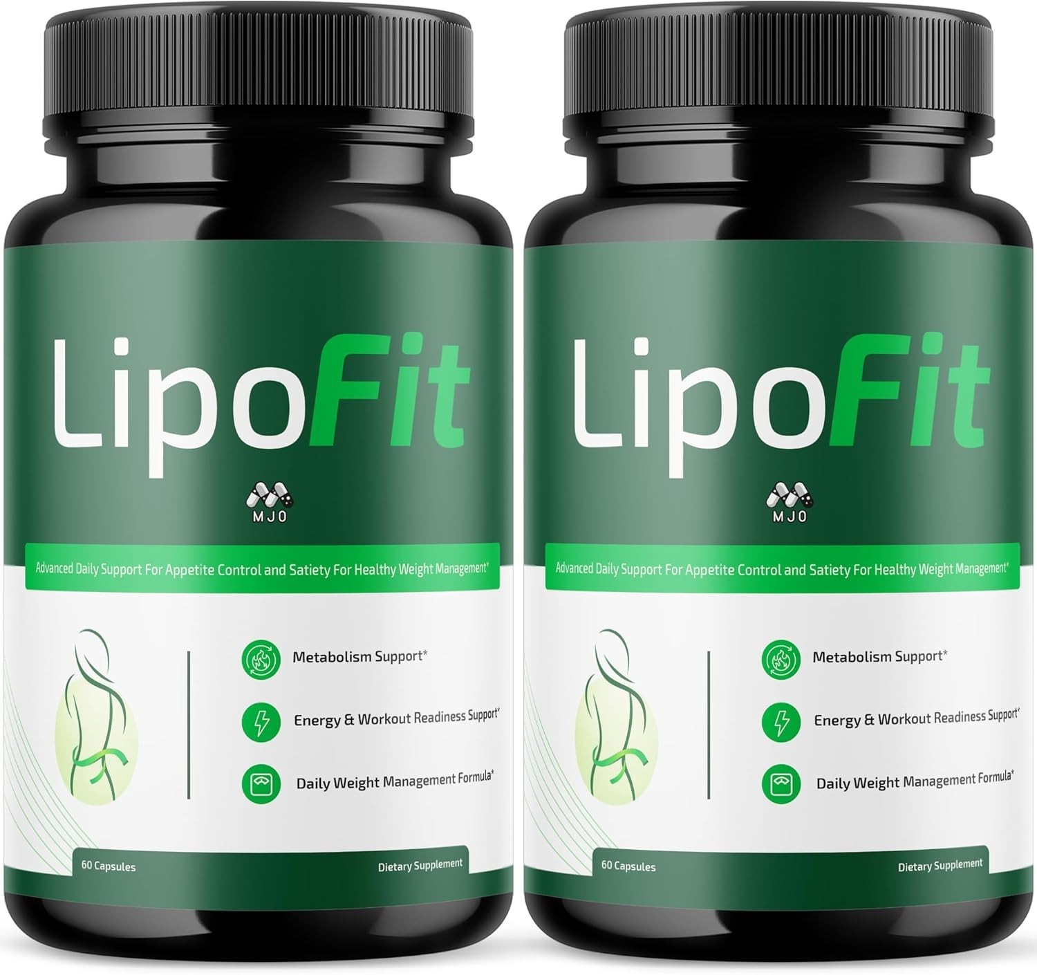 2PK Lipo Fit with All Natural Ingredients Metabolism & Energy Support Supplement
