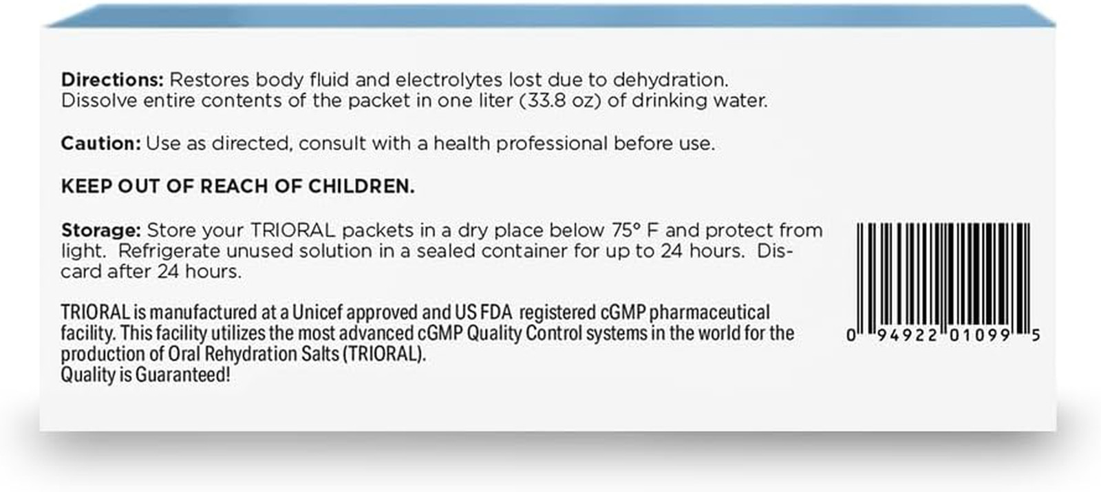 Rehydration Electrolyte Powder – Oral Rehydration Salts – Supports Dehydration f