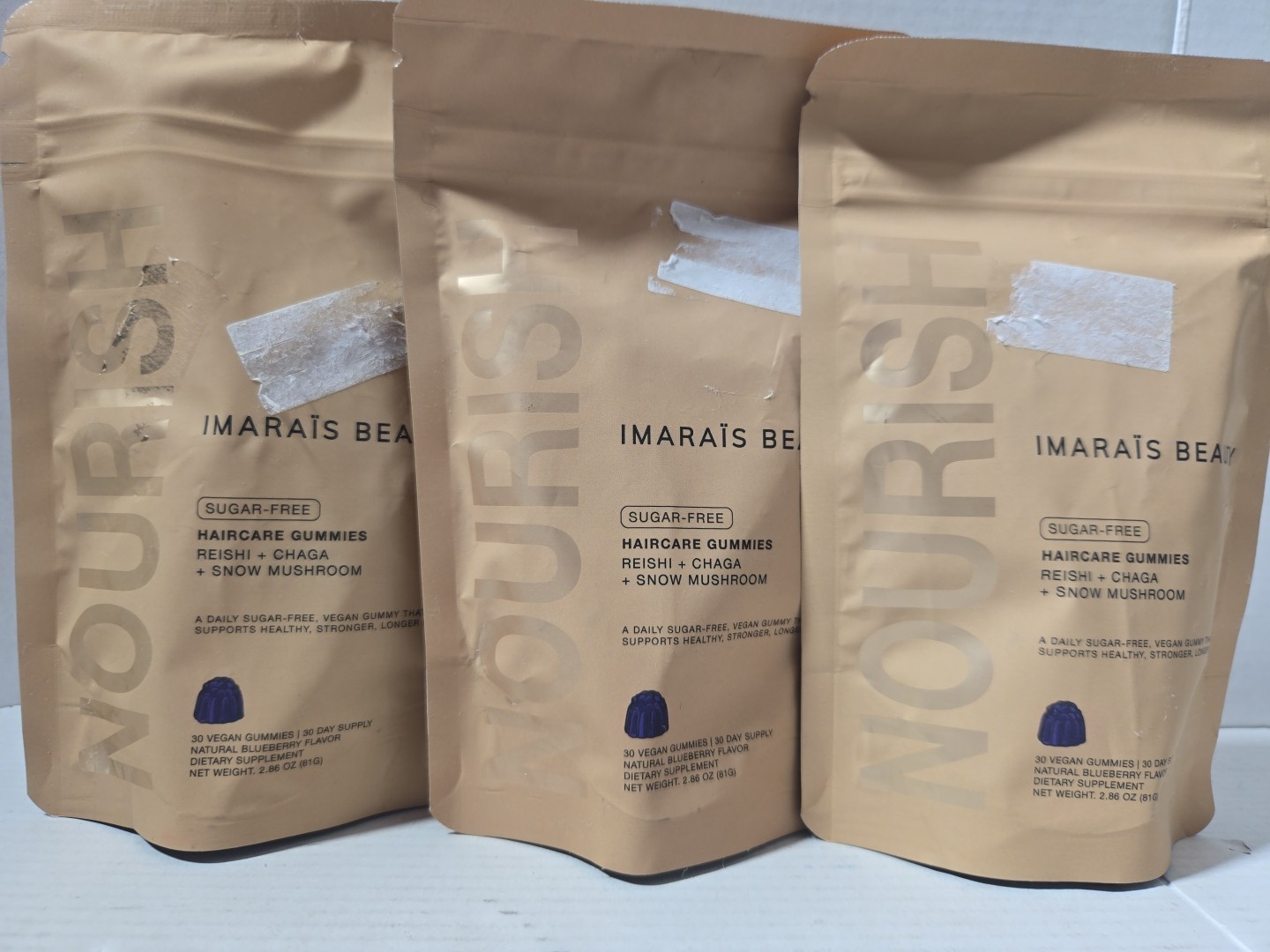 3 X Imarais Beauty Nourish Haircare Gummies,Hair Growth Gummy Supplement, 30ct
