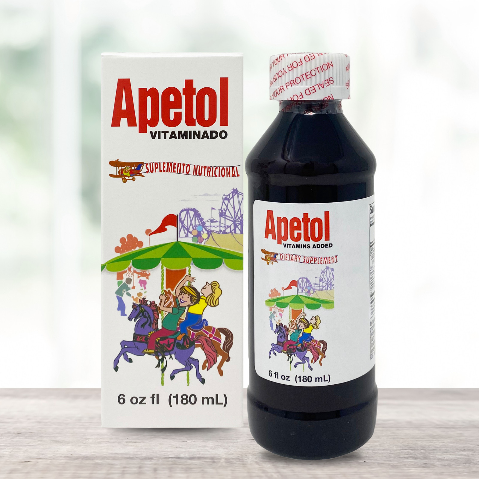 Apetol 6 fl oz Liquid Supplement – With B Vitamins for Children (3-Pack)