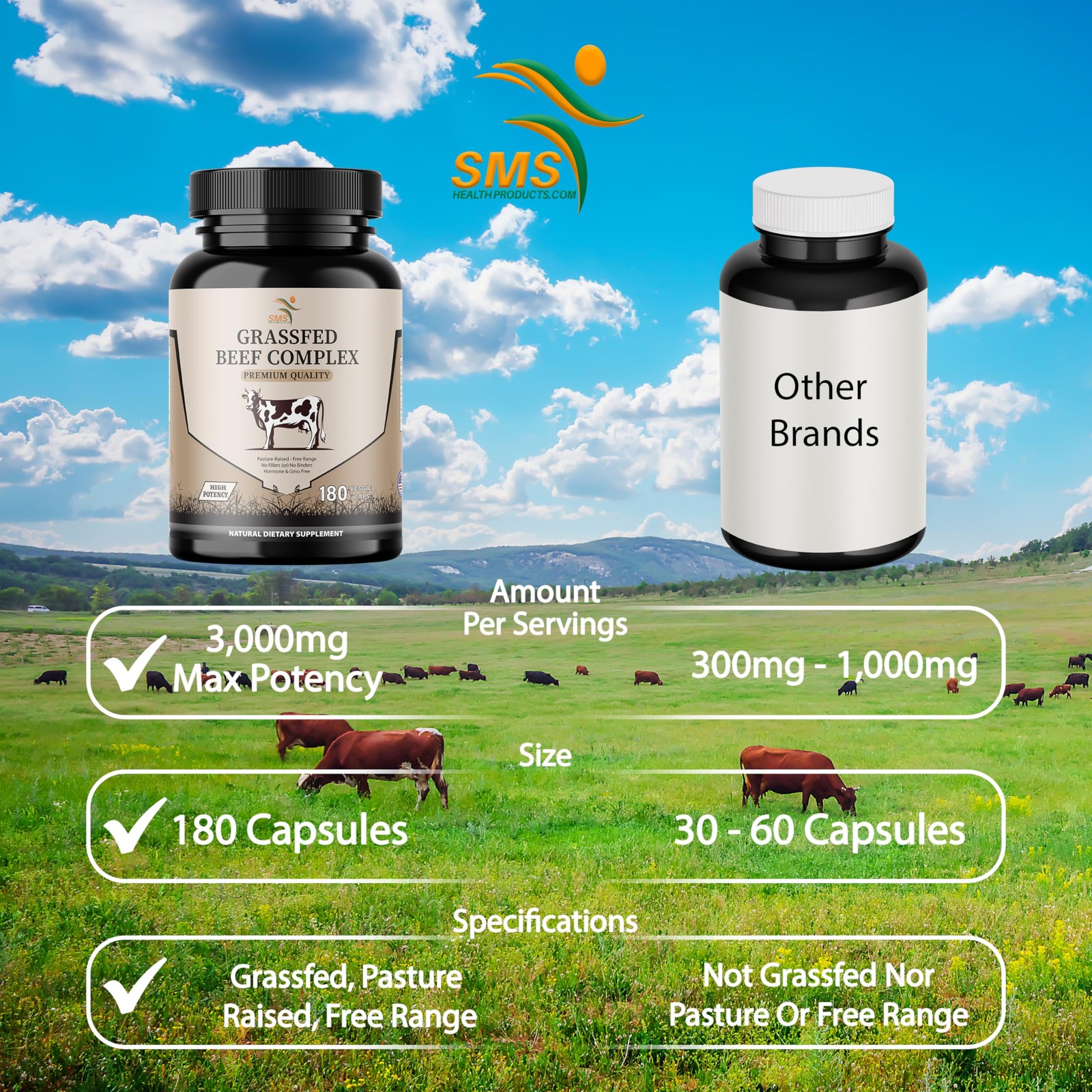Beef Organ Supplement – Grass Fed Pasture Raised – Total Body Wellness Perf…