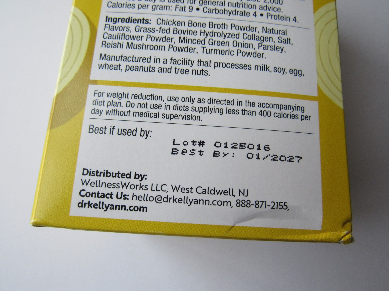 Dr. Kellyann Bone Broth Packets, 7 Servings FRENCH ONION Exp 2027 SEALED IN BOX