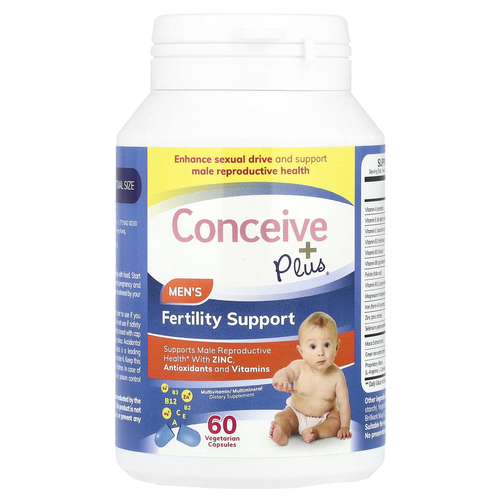 Men’s Fertility Support, 60 Vegetarian Capsules