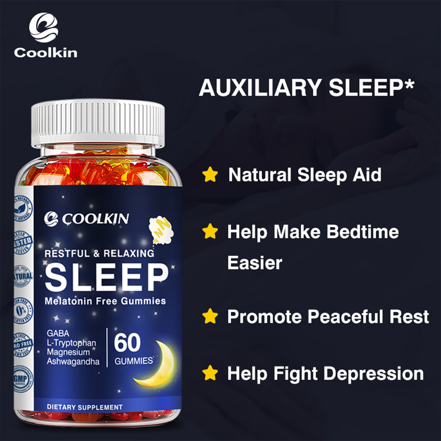 Sleep – L-Tryptophan, Ashwagandha – Promote Relaxation, Improve Sleep Health