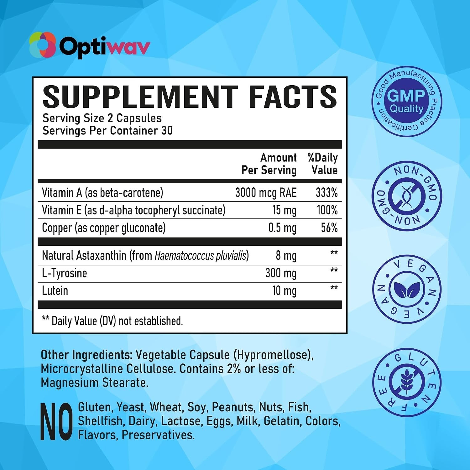 Optiwav Tanning Pills for Men Women – Self Tan Capsules