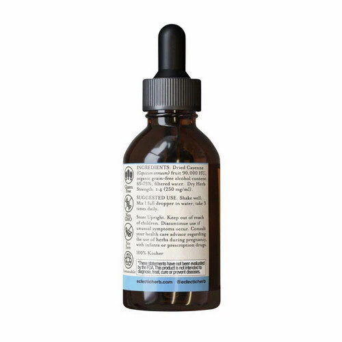Cayenne 2 Oz with Alcohol By Eclectic Herb