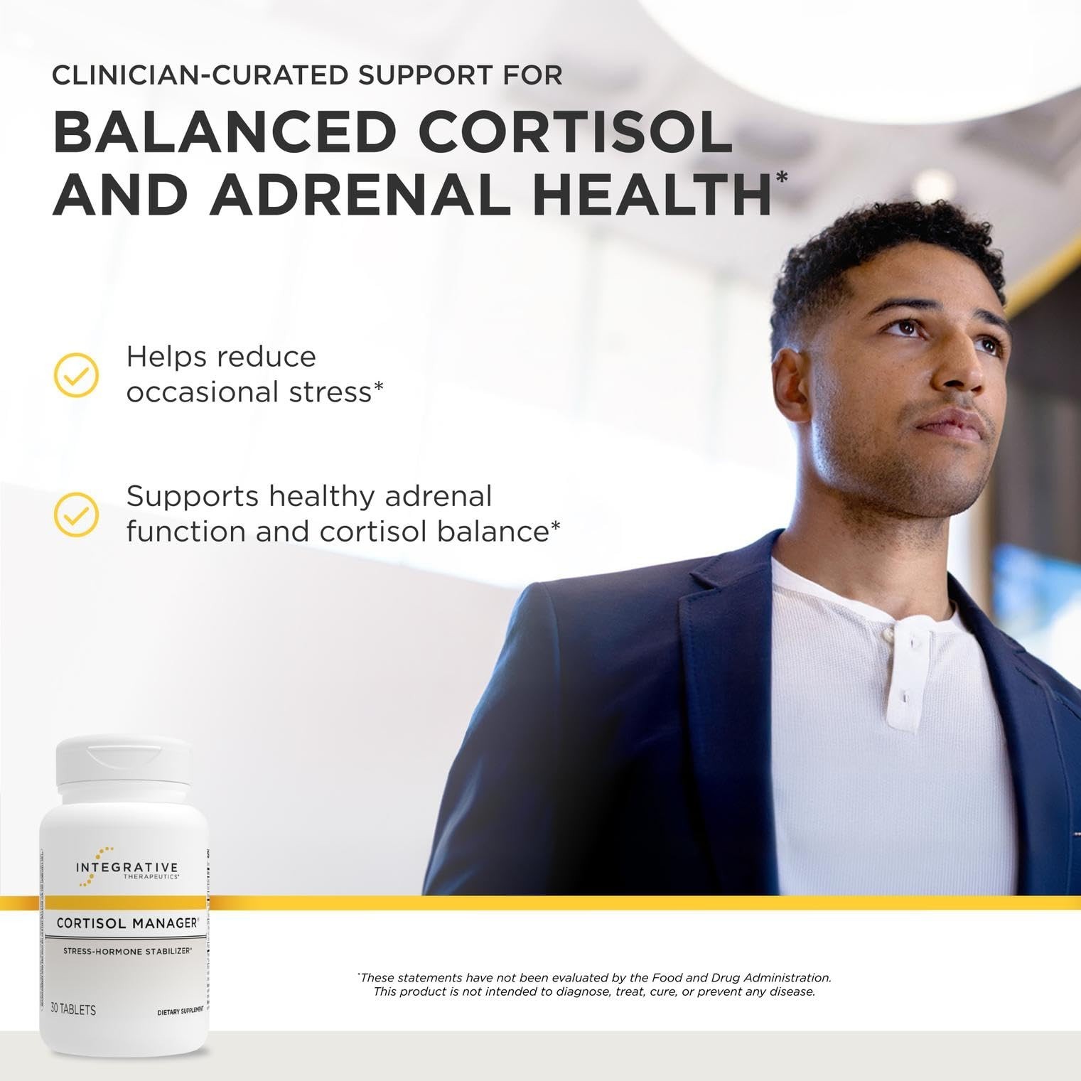 Cortisol Manager – Balance Cortisol, Support Relaxation & Sleep – Ashwagandha &