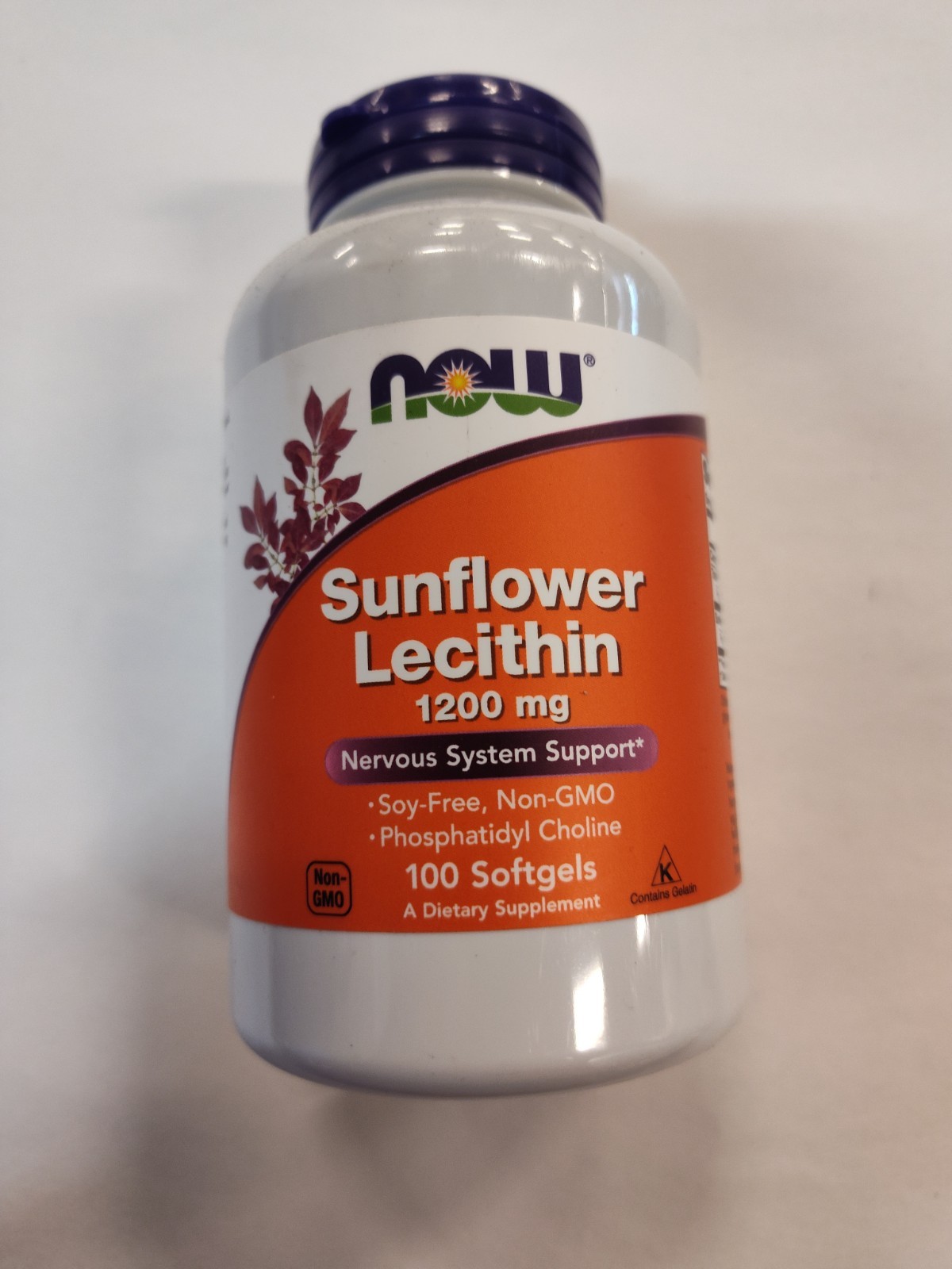 Sunflower Lecithin 1200mg – 100 Softgels