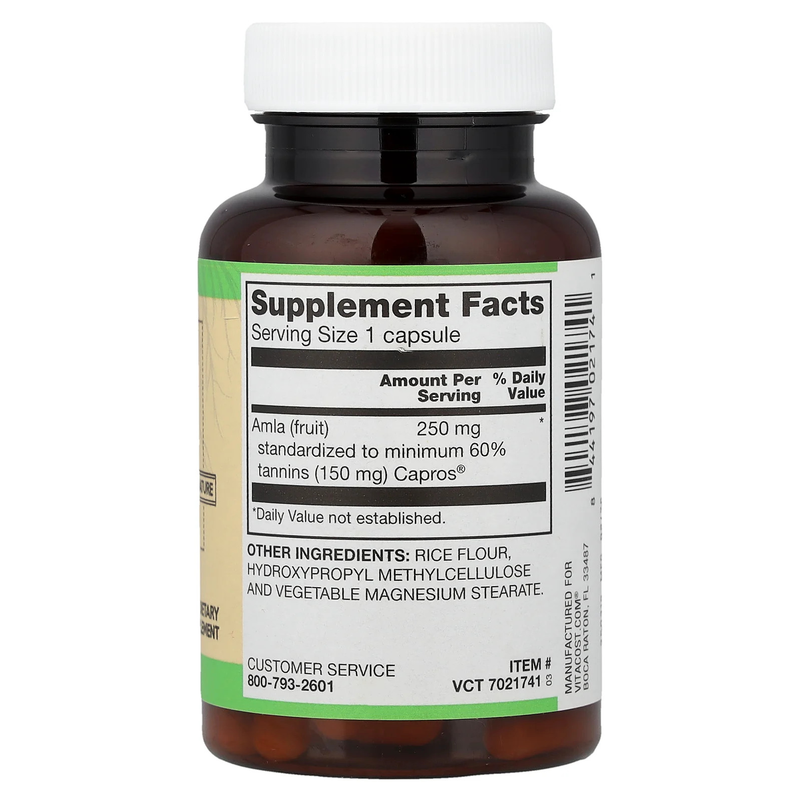 Root2, Capros® Amla, 250 mg, 60 Capsules