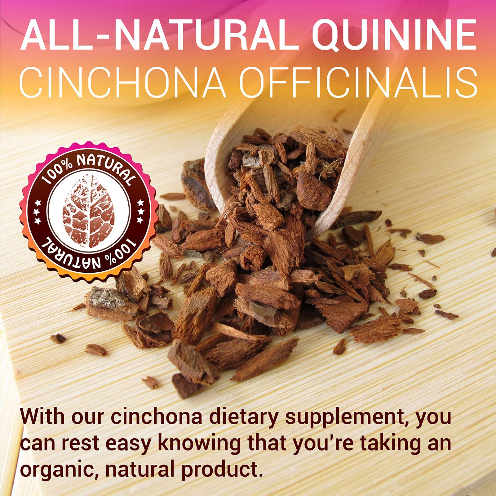 Leg Cramps Relief Quinine Capsules – Natural Cinchona 120 Count (Pack of 1)