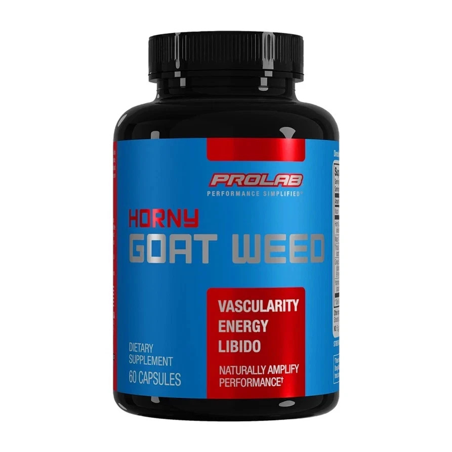 ProLab Nutrition Horny Goat Weed 60 Caps Each (Pack of 5)