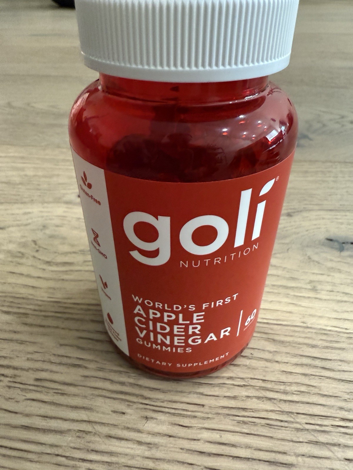 Goli Nutrition Apple Cider Vinegar Gummies – 60 count – Worldwide