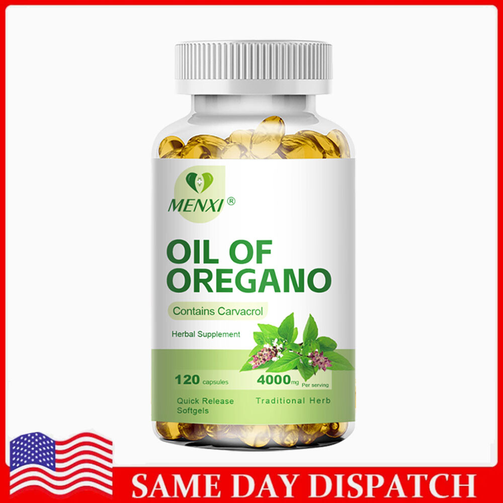 Oil of Oregano Capsules-with Carvacrol Wild Harvested Mediterranean Oregano Oil